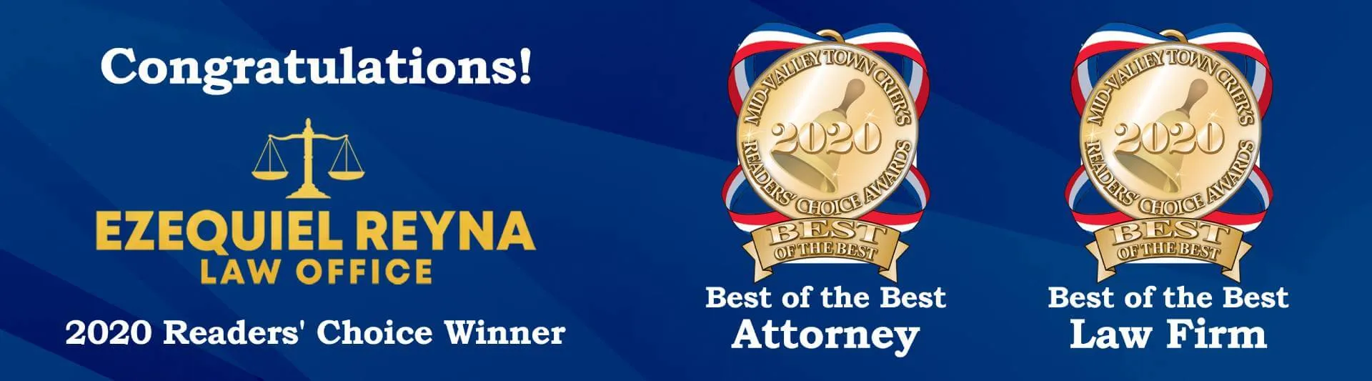 Best of the Best – Ezequiel Reyna Law Office Recognized